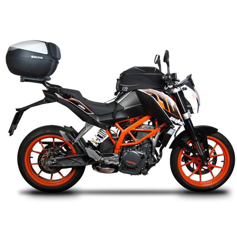 Fixation top case Shad pour KTM 125 Duke phase 1 et 2