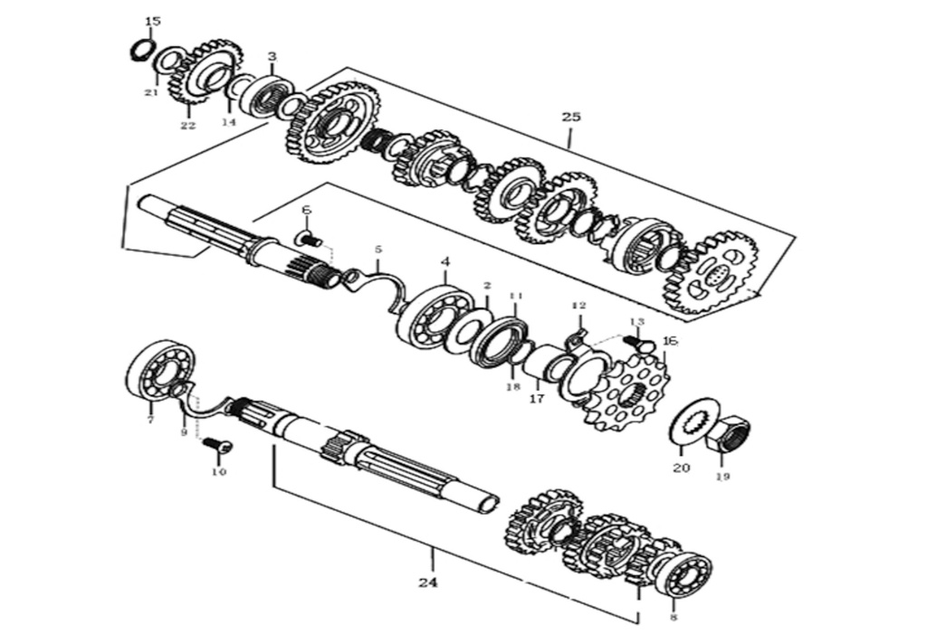 Sprocket Mash 125 14 dientes