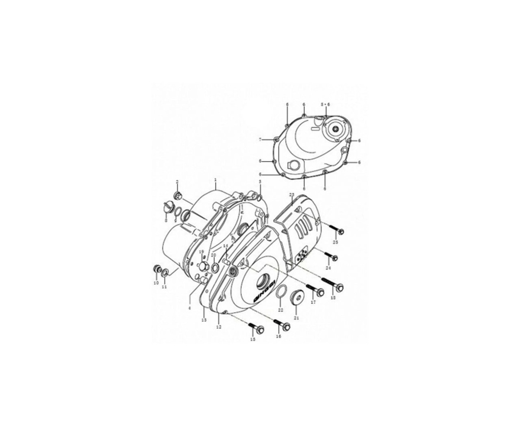 11 Joint vis controle niveau huile Mash 125
