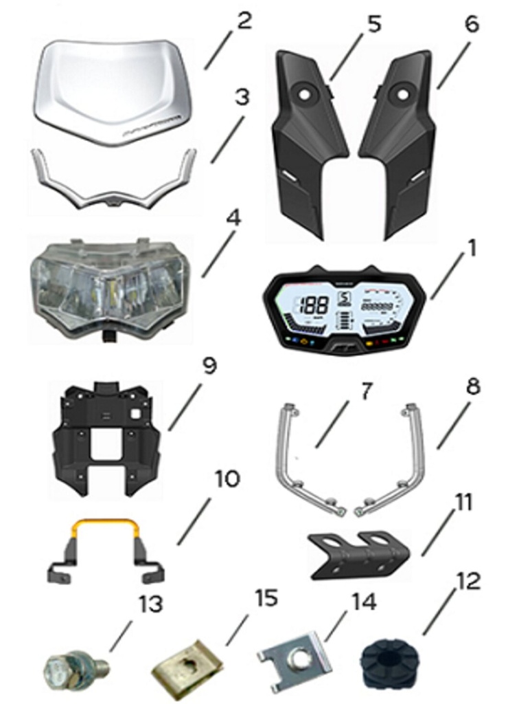 10 Headlight bracket sk