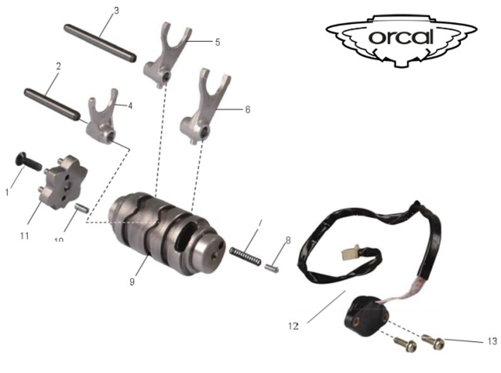 13 Orcal Schraube m5x16