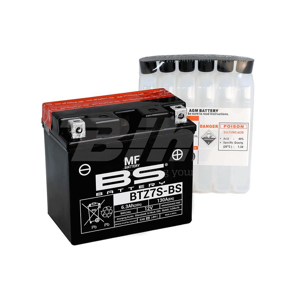 BS Battery BTZ7S-BS maintenance-free