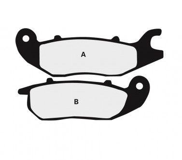 Front brake pads Nissin Honda CBR125 / CB125F semi-metallic