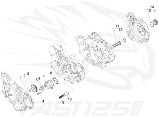 [431242] 11 Ölfiltersieb 125 Aprilia - 125 Orcal - 125 FB Mondial