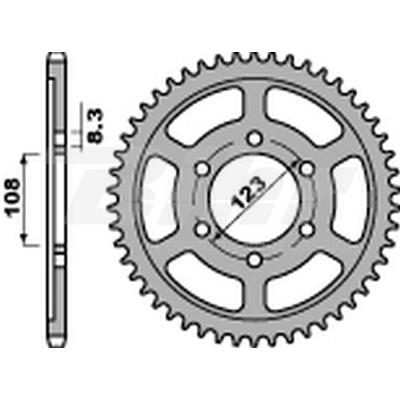 [47000042] Corona PBR Aprilia RS4 - Tuono 125