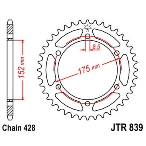 Corona JT Yamaha 125 WR X - WR R