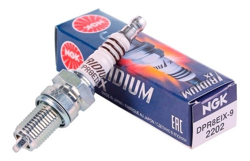 [2202] NGK DPR8EIX-9 Bougie 125 CG Honda & 125 Wolf SYM