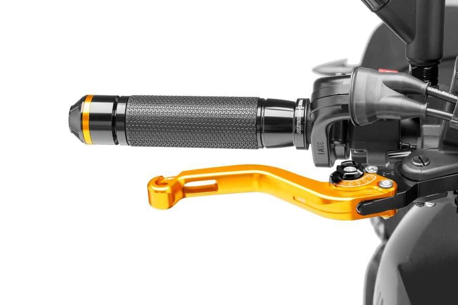 Gold front brake lever Puig short 2.0